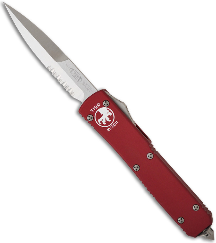 Red Microtech Ultratech OTF Knife @ BladeHQ.com