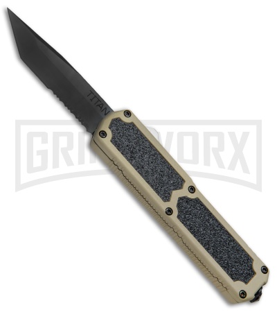 Titan Tan D/A OTF Automatic Knife